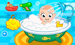 cuidados com o bebê: bebê jogos screenshot 2